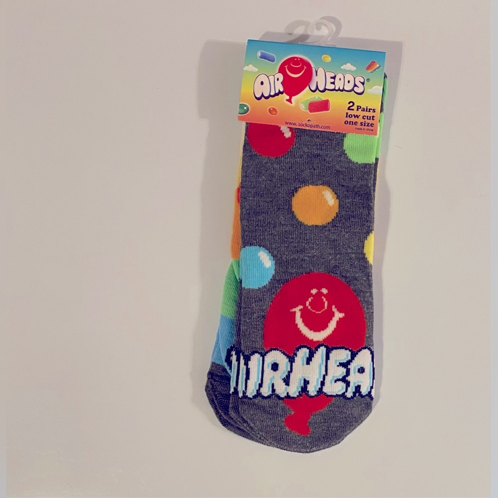 Fun Novelty Socks Featuring Airhead Candy Brand